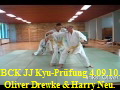 Harry & Oliver Kyu-Pr�fung zum 4. Kyu.