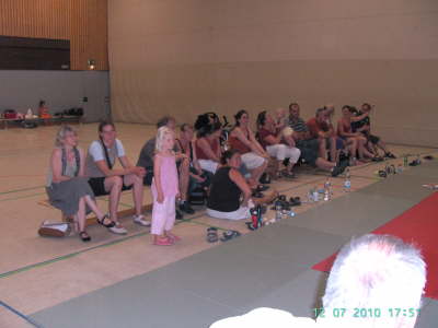 Montag, 12.07.2010. Judo Kyu-Pr�fung in der Sporthalle der Gesamtschule K-H�henhaus.