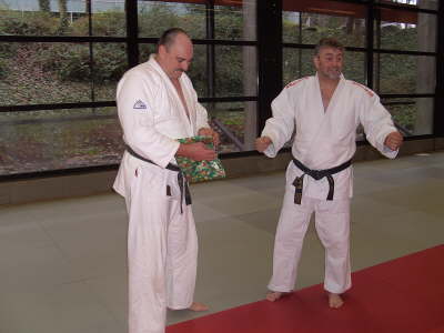 Sonntag, 21.12.08. Individuelles Judo Sonntagsmorgen Training mit Josef Hoos 6. Dan, Pr�sident des NWDK und VizePr�sident des NWJV