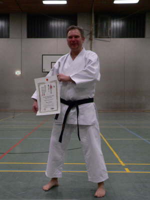 Samstag, 13.02.2010. Dan Pr�fung in Wattenscheid. Klaus Kirchner und Susanne Sejdi werden zum 1. Dan graduiert