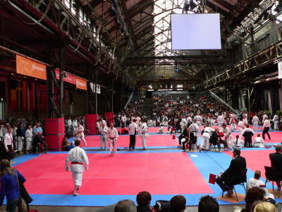 Samstag, 27.03.10. Karate Europameisterschaft in Bochum.