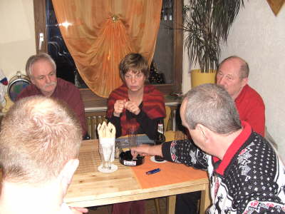 Montag, 11.12.06. Vorstandssitzung im Restaurant "Haus Klein"