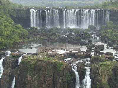 Montag, 17.09.07. An den Iguacu Wasserf�lle.