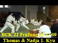 BCK JJ Prfung. Thomas & Nadja 1. Kyu